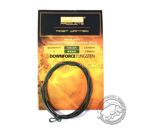 Противозакручиватель PB PRODUCT DT Loaded Leader Weed 100cm